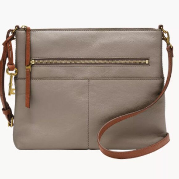 Fossil | Fiona | Large Crossbody Bag | Graystone - Picture 1 of 7